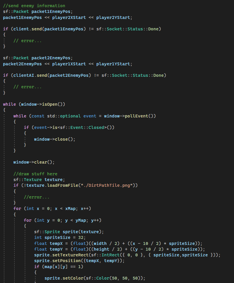 C++ Server Side Example